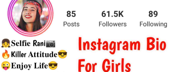 Stylish Bio for Instagram Girl