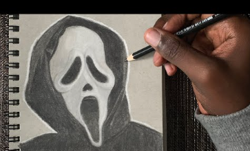 Drawing: Nl2qdfgosl0=Ghostface