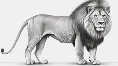 Drawing:Tqg7rsmzrv8= Lion