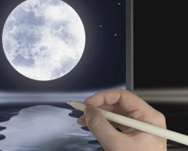 Drawing:Dmky3i7lnm8= Moon