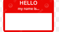 Transparent:Bsfiocw1xaa= Hello My Name Is